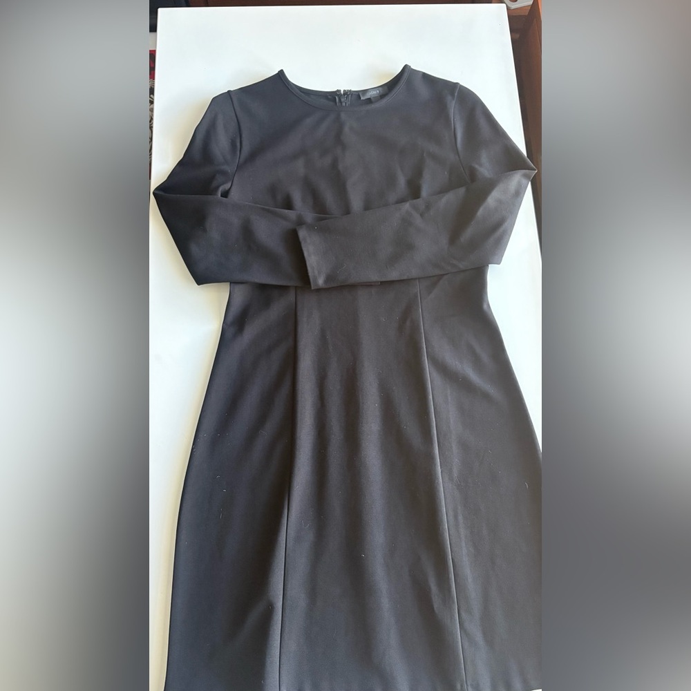 J. Crew Black Long Sleeve Dress size small